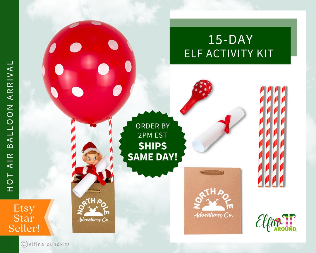 15-day Christmas Elf Activity Kit Elf Mischief Kit Elf - Etsy UK