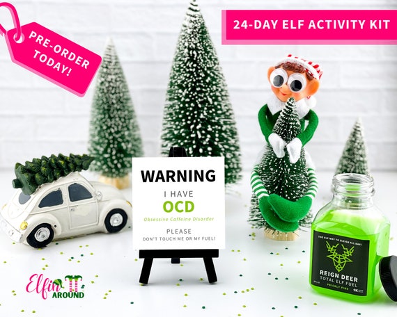 PRE-ORDER 24-day Elf Activity Kit Includes All Props for 24