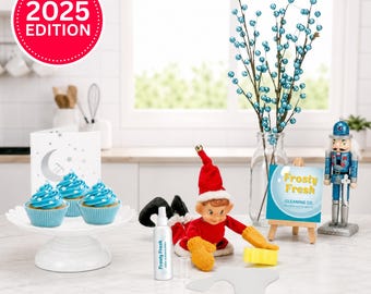 Elf Activity Kit 2025 | Ready-to-Go Elf Scenes, Props + Audio Stories | Make Every Morning Magical This Christmas