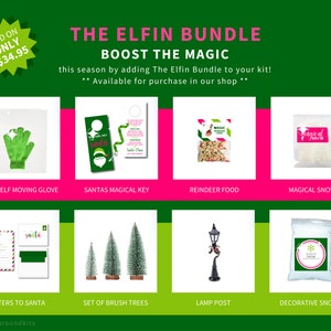 24-Day Christmas Elf Activity Kit Best Seller Elf Kit Elf Props Elf Antics Elf Arrival Letter Elf Ideas Christmas Traditions Bild 7