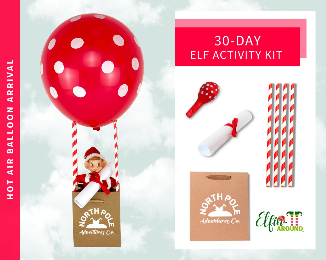 PRE-ORDER 30-day Elf Activity Kit Elf Mischief Kit Elf