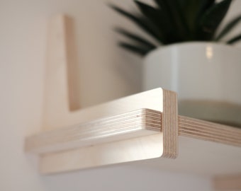 Plywood Wall Shelf