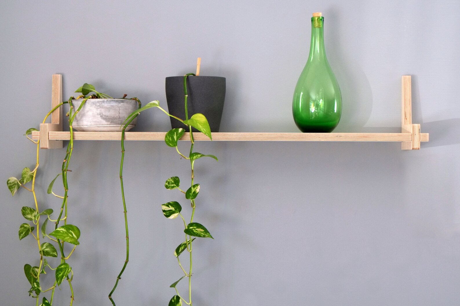 Plywood Wall Shelf Etsy UK