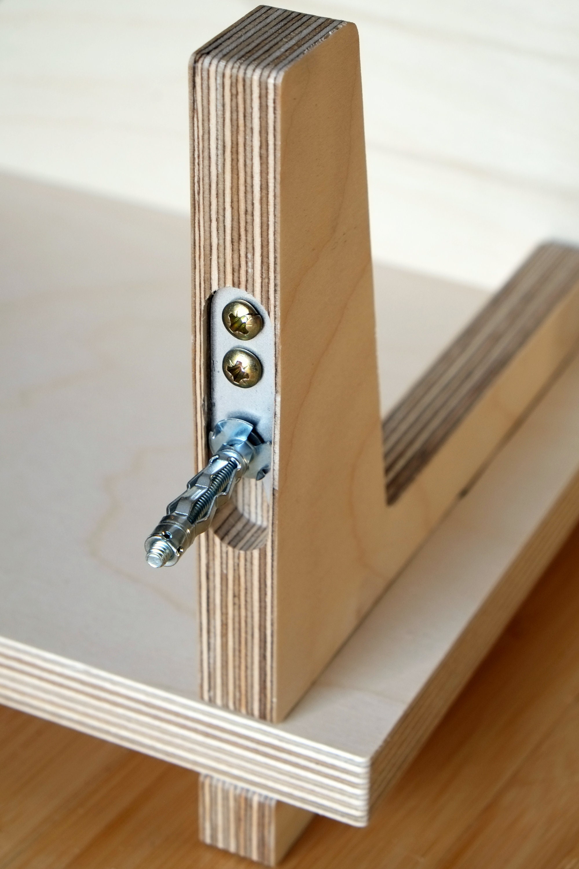 Plywood Wall Shelf Etsy