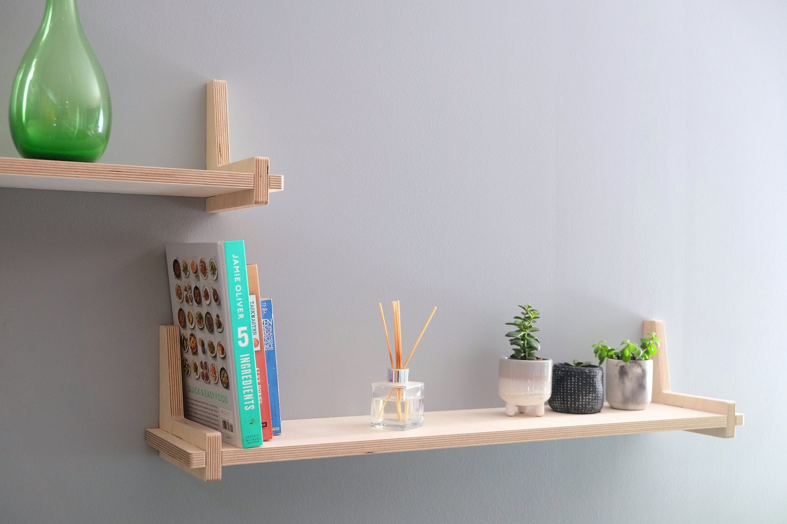 Plywood Wall Shelf Etsy
