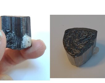 Really nice Schorl Tourmaline crystal from Skardu, Pakistan (2.5cmx 2.5cm, 32grams)