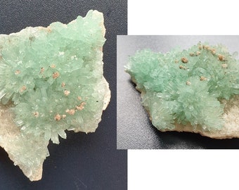Rare and unusual Green Aragonite Rosettes with Columinar Crystals from Helmand, Afghanistan
