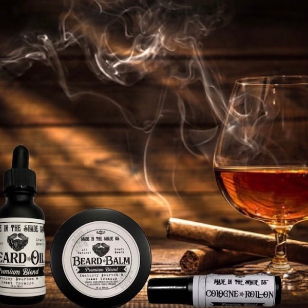 Kentucky Bourbon & Sweet Tobacco Premium Beard Products