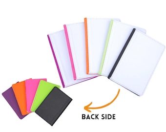Sublimation Blank Passport Holder | Sublimation Blank Passport Cover | Bi Fold Passport Holder made of faux leather | 5 colors available