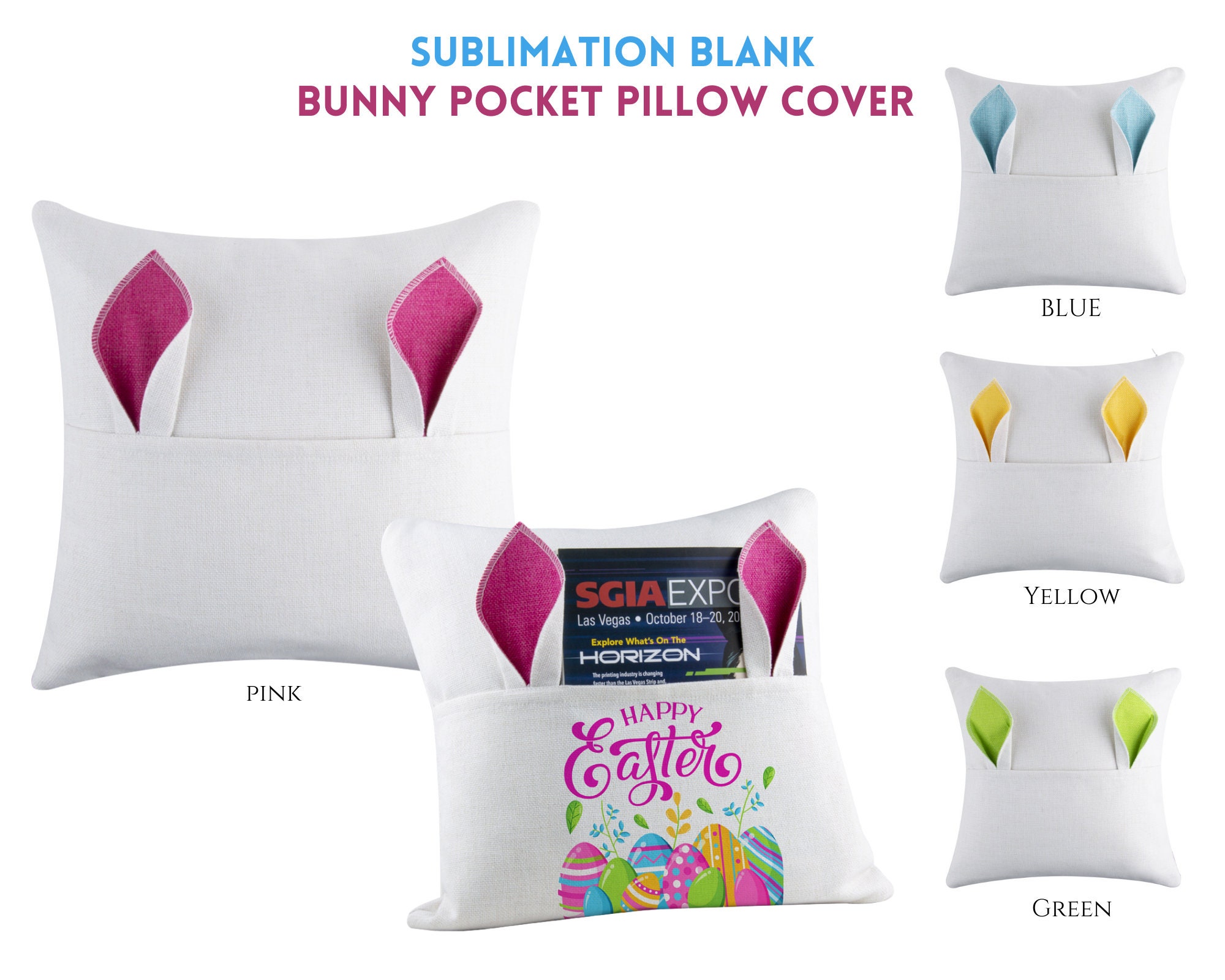 4 x Sublimation Pillow Cases White Sublimation Blank Cushion Cover Heat  Transfer