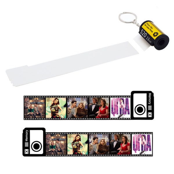 Sublimation Keychain Blanks | Personalized Memory Photo Camera Film Roll Keychains | Sublimation Photo Keychains | Film Roll Keychain