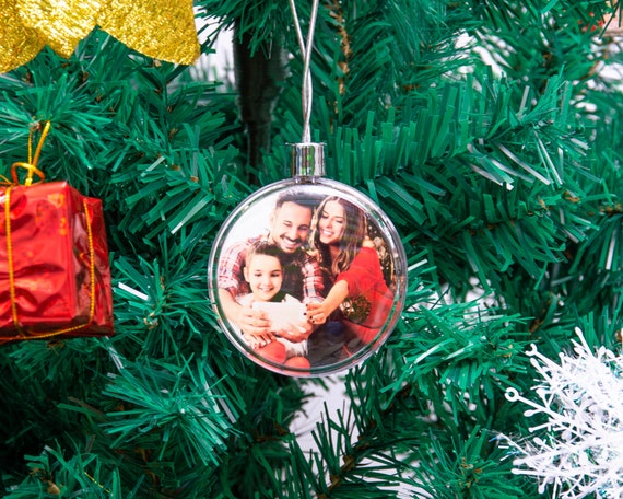 Sublimation Christmas Ornaments Blanks Clear Transparent 2 Sides
