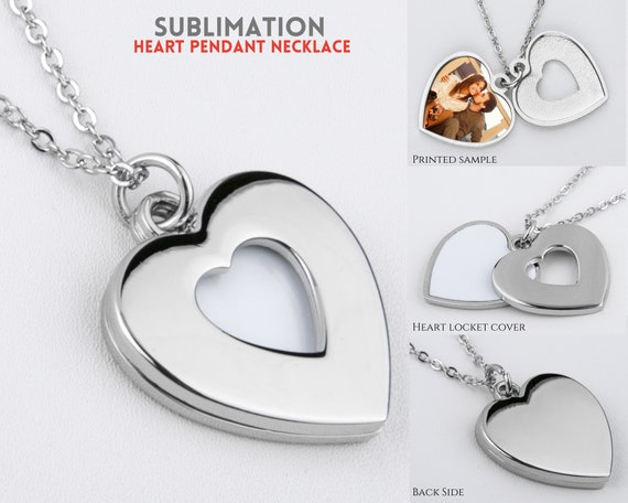 Sublimation locket on sale
