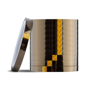 May include: A roll of black heat resistant tape with a yellow and red label that says "Roptan".