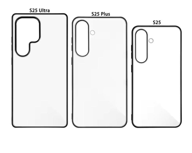 Sublimation Phone Case Blanks | Sublimation Phone cases for Samsung Galaxy mobile Phones | Soft TPU+PC Mobile Case with Aluminum Inserts image 10
