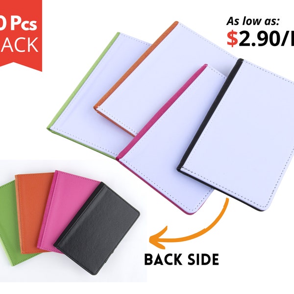 10x Sublimation Passport Holder | Sublimation Blank Passport Holder | Bi fold Blank Passport cover in Black, Pink, Orange, Green colors