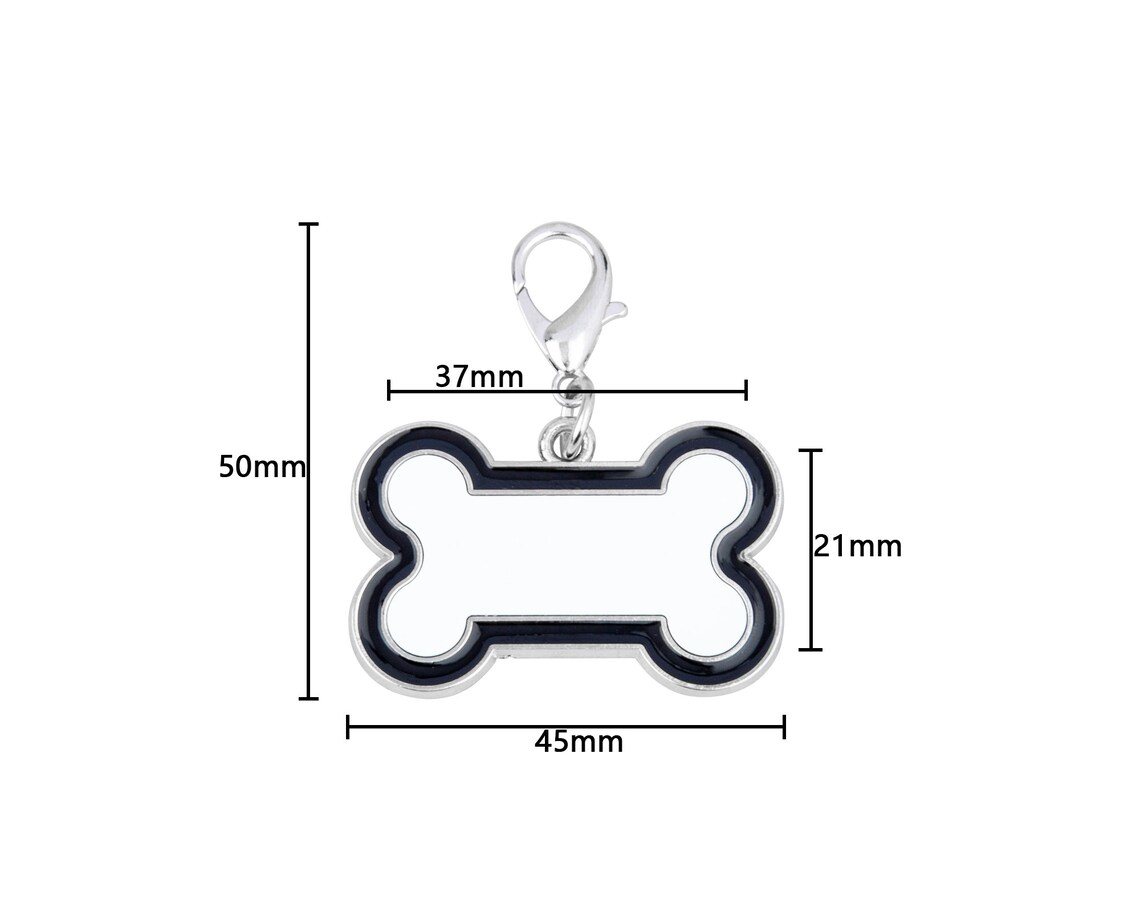 Dog Tag Sublimation Blanks Bone Tag Dog ID Tag Blank Etsy