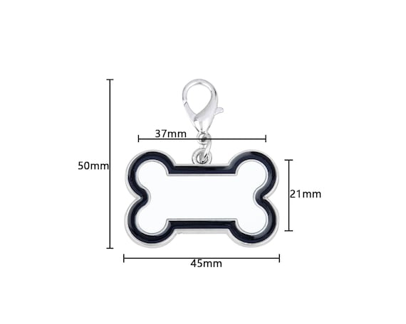Médaille chien Plaque Signalétique acier inoxydable