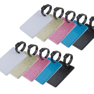 Sublimation Luggage Tag | Sublimation Blank Luggage Tag | Faux Leather Luggage Tag | Sublimation Backpack Tag | Single sided & double sided.