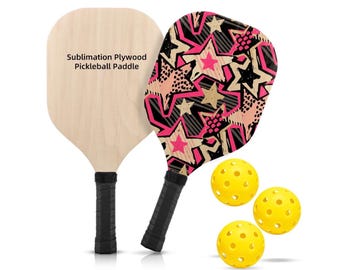 Sublimation Blank Polywood Pickleball Paddle, Personalized Pickleball Racket, Unique Pickleball Gift for Players