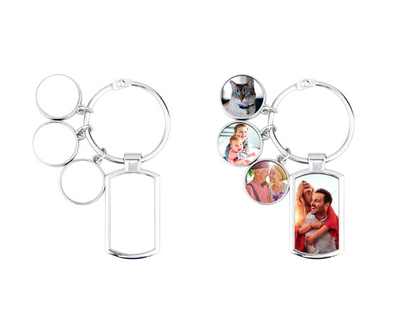 Sublimation Printing Aluminum Keychain Blank - 2 Sided | Innosub USA Circle