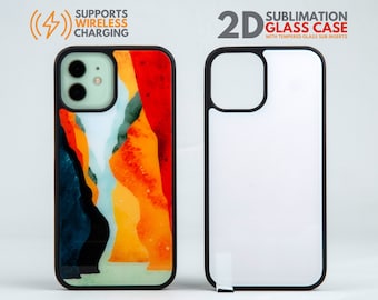 Sublimation Phone Cases Blanks | Tempered Glass Phone Case for Sublimation Printing | Sublimate Phone Case with Sublimation Glass Sheet.