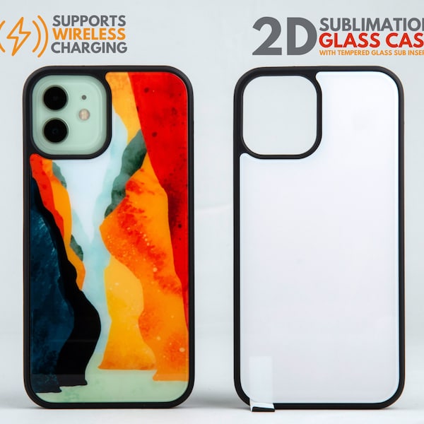 Sublimation Phone Cases Blanks | Tempered Glass Phone Case for Sublimation Printing | Sublimate Phone Case with Sublimation Glass Sheet.