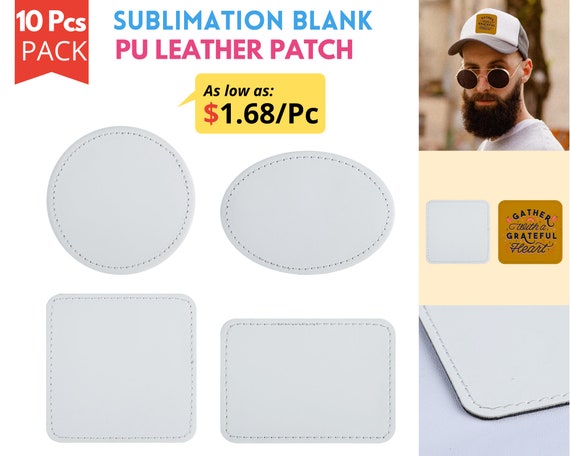 Blank Sublimation Patches for Hats 