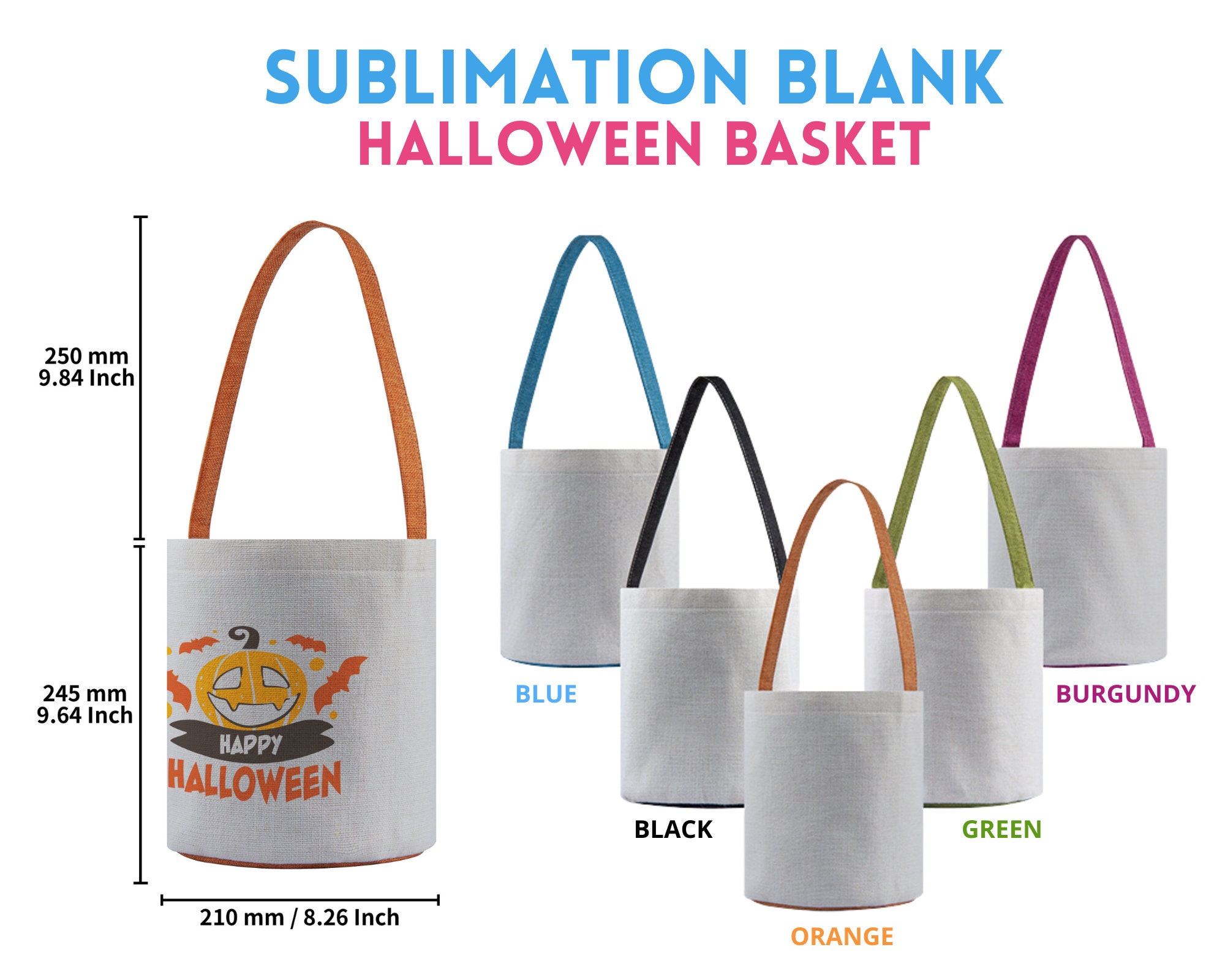  Sublimation Tote Bags Sublimation Blank Polyester Tote Bags  Sublimation Canvas Bag Reusable Grocery Bags for DIY Crafting(40 Pieces) :  Arts, Crafts & Sewing