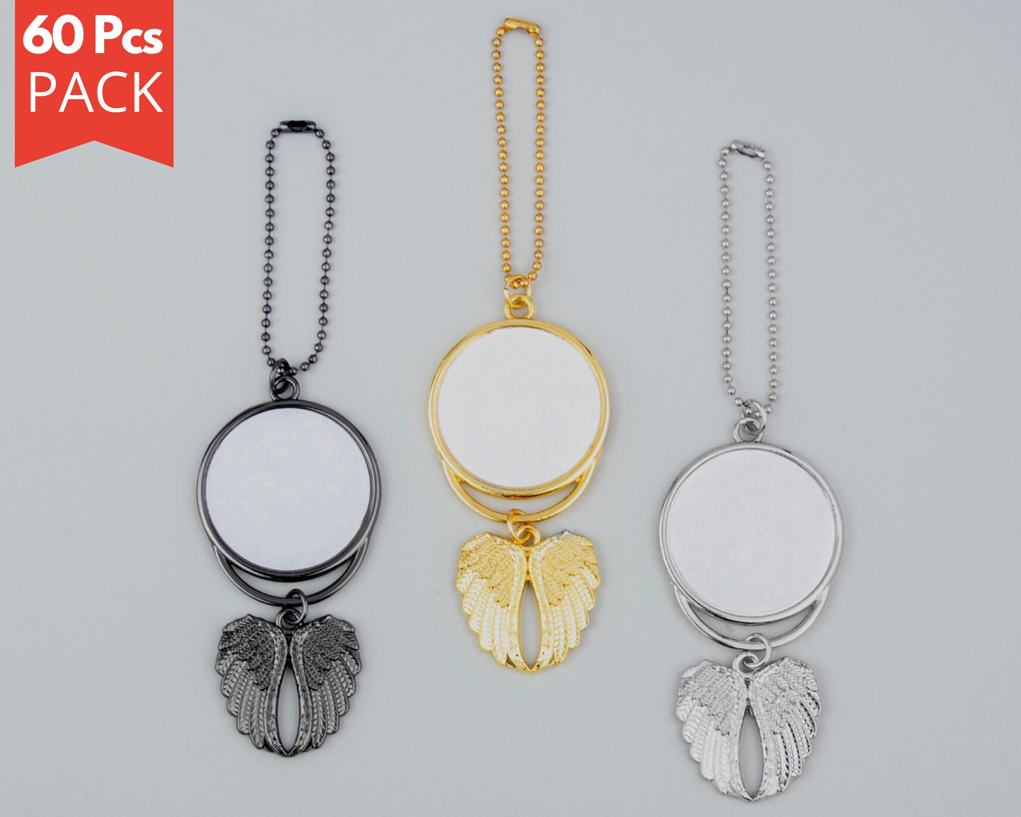 Farfi Angel Wings Car Pendant Exquisite Hot Transfer Printing