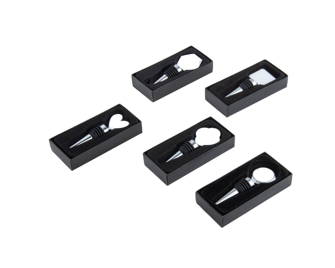 Sublimation Metal Wine Stopper Blanks Personalized Wine Bottle Stoppers