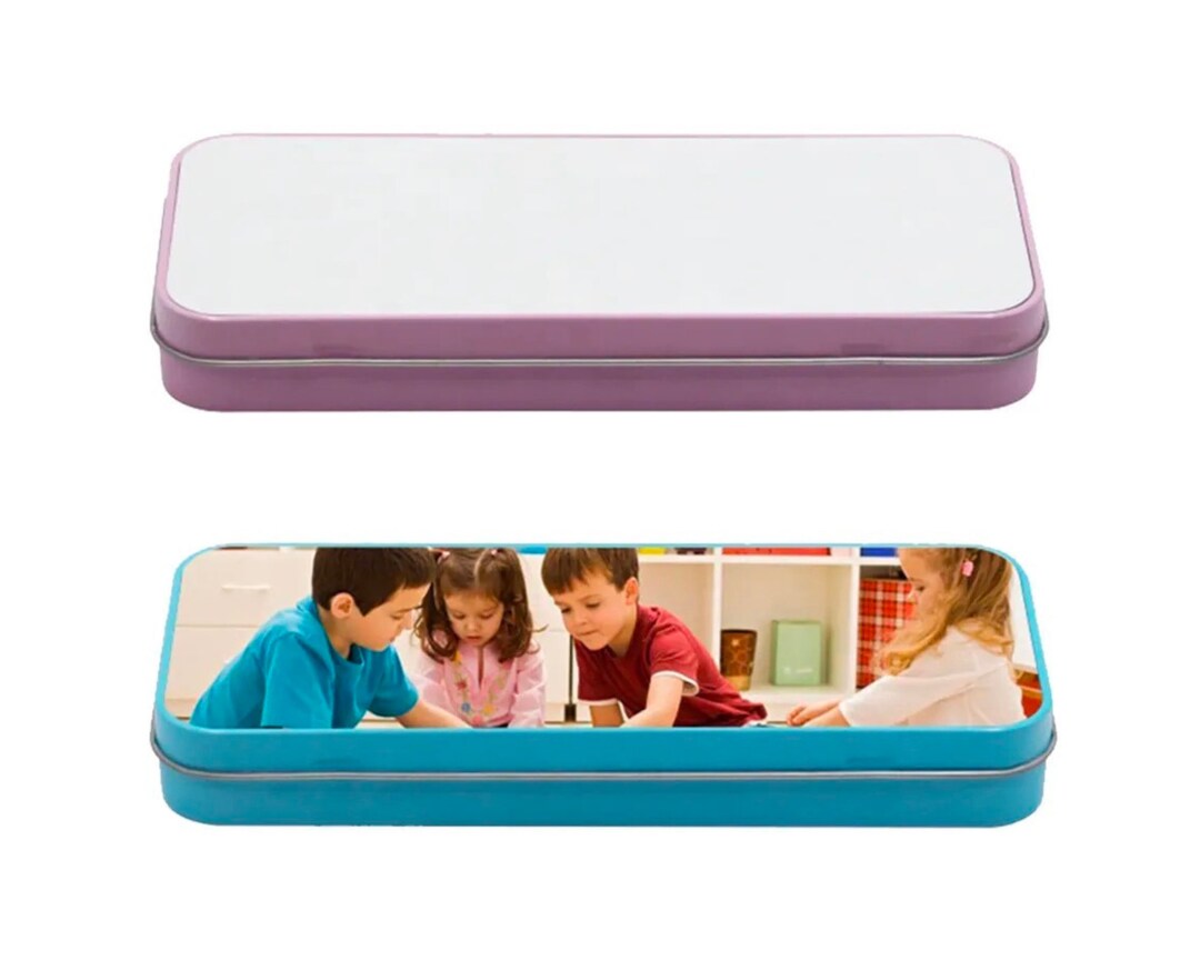 Sublimation Pencil Case Blanks, Custom Logo Pencil Box, Metal Custom