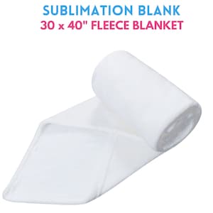 30 x 40 inch sublimatie plaids | Zachte fleece babydeken | 100% polyester deken | Deken met aangepast logo