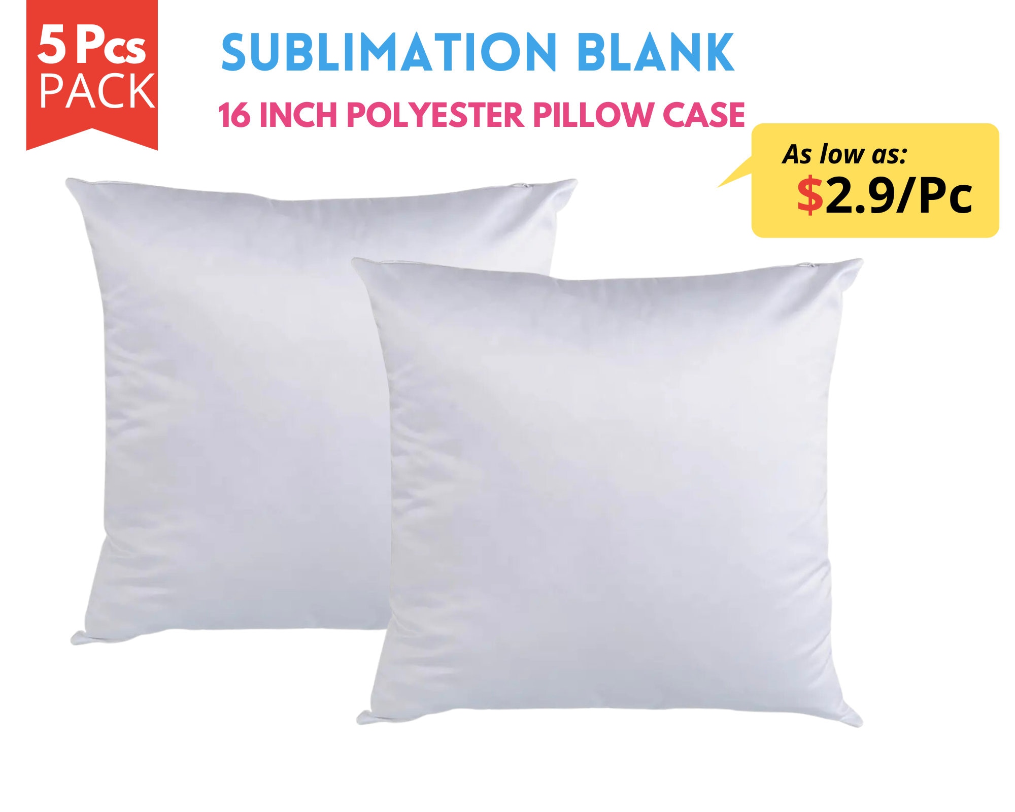 Blank Sublimation Pillow – LavishDesignsByJ