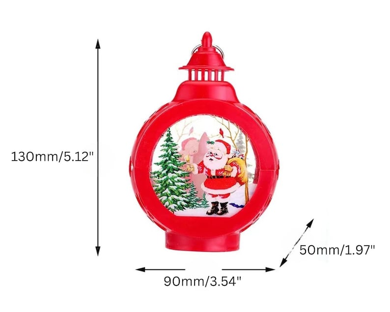 Sublimation Blank LED Lantern for Christmas Halloween Custom Decoration Lanterns with Battery Double-sided Garden Desk Lamps zdjęcie 3