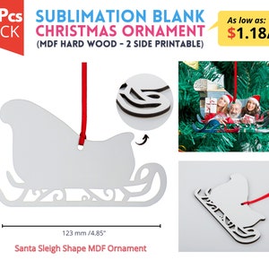 Round MDF Sublimation Christmas Ornament – RCS Blanks, LLC