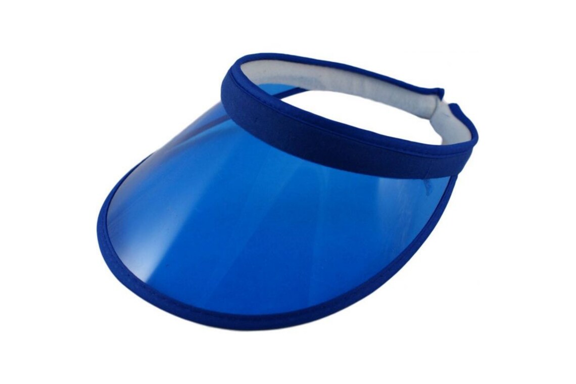 Women Wide Brimmed Summer Plastic Visor Sun Visor Long Peaked Etsy UK