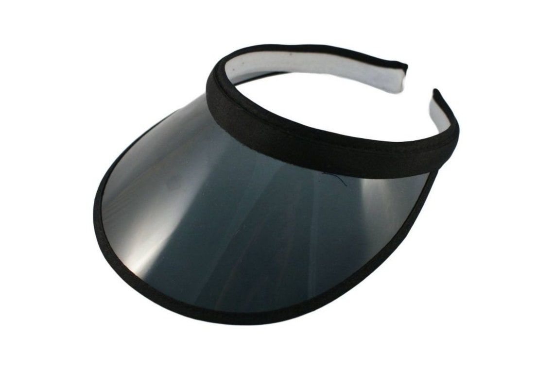 Women Wide Brimmed Summer Plastic Visor Sun Visor Long Peaked Etsy