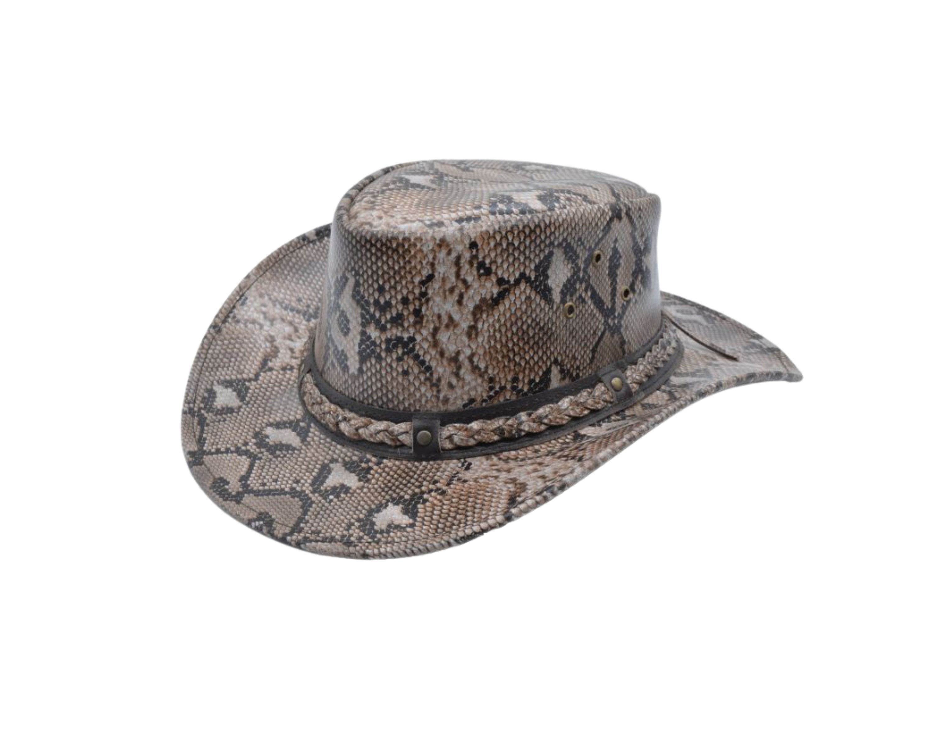 Calf Leather Cowboy Hat Men 