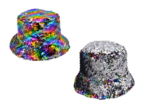 Sequin Changeover Fisherman Bucket Hat 