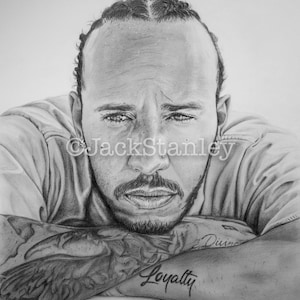 Lewis Hamilton Postcard