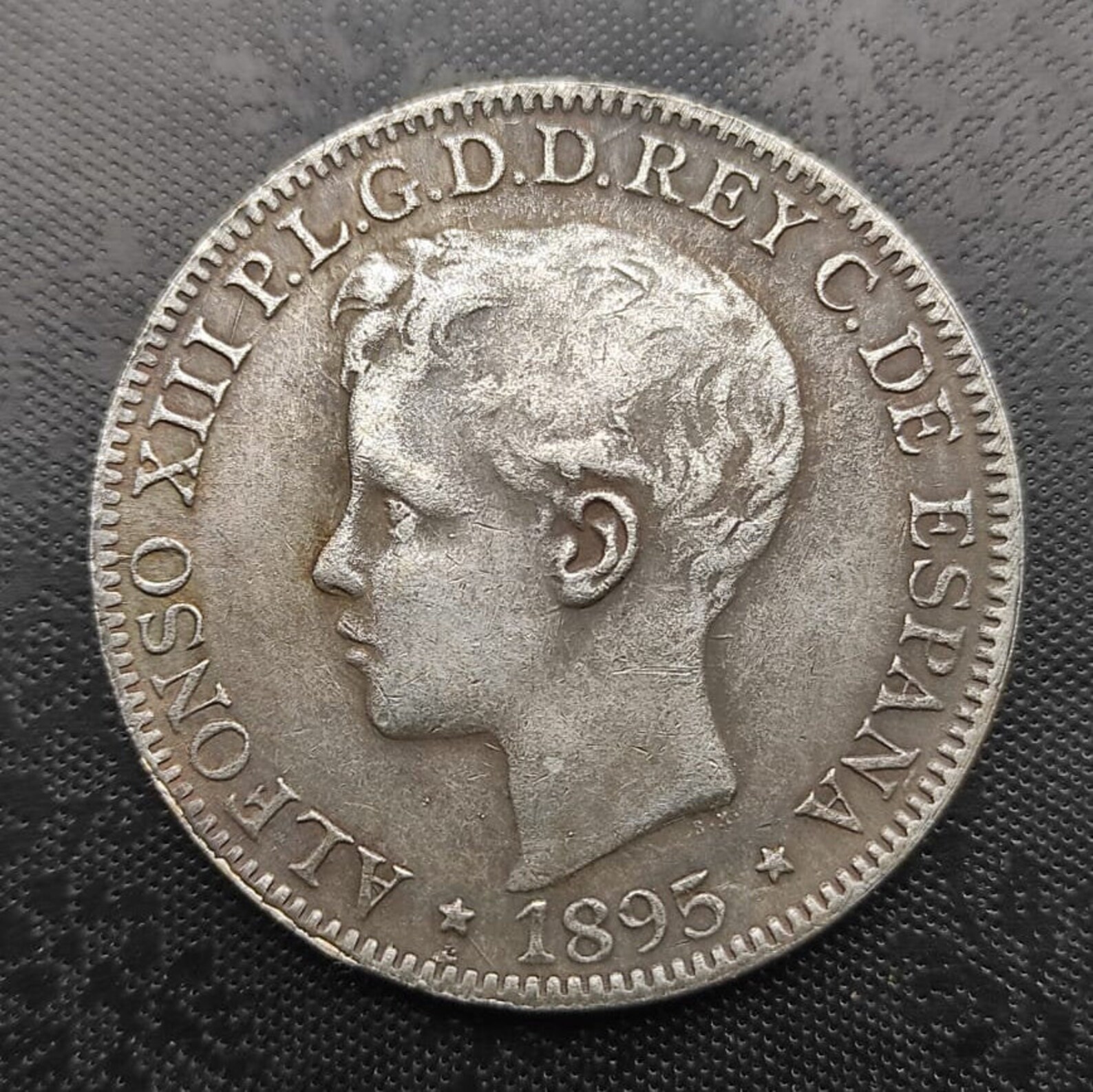 Coin Puerto Rico 1 Peso 1895 37mm Etsy