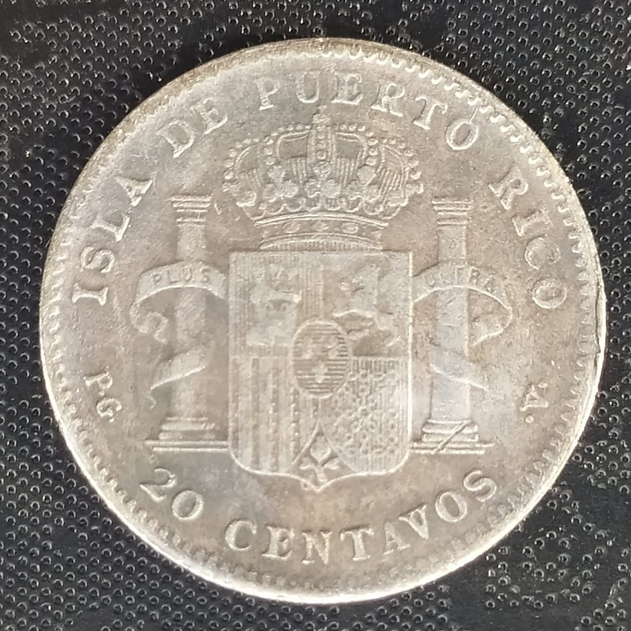 Moneda Puerto Rico 20 centavos 1895 Etsy