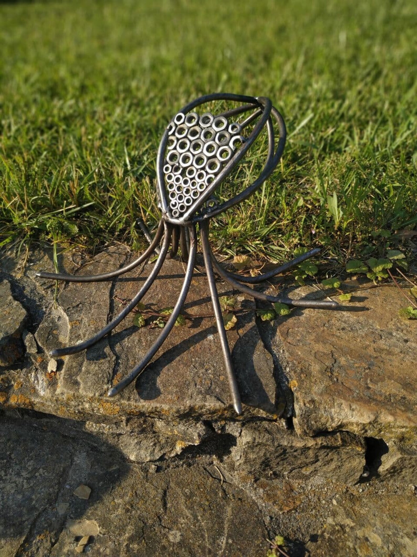 Metal Octopus sculpture Octopus Etsy UK