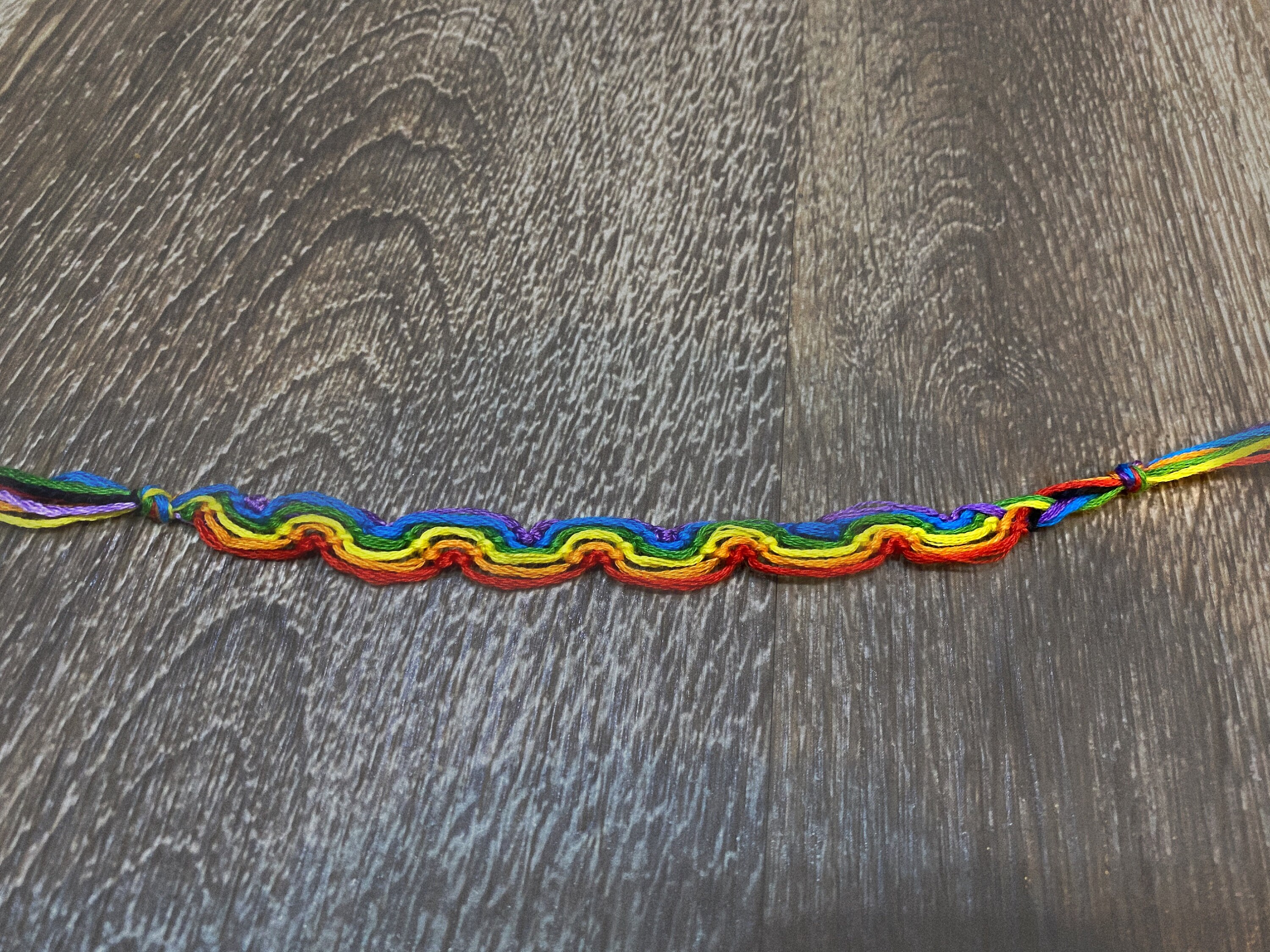 Rainbow Friendship Bracelet Etsy