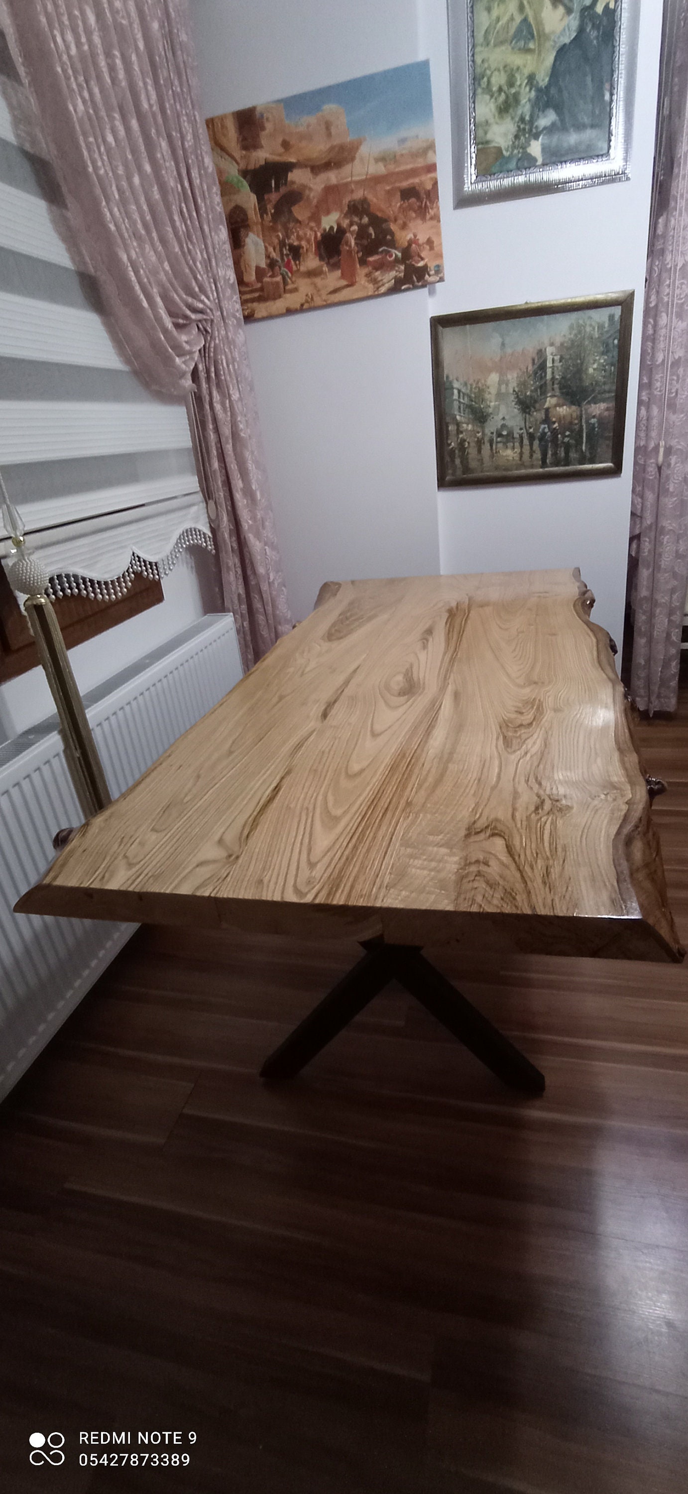 Reclaimed Wooden Decorative Dinner Table Rustic Home Decor - Etsy España