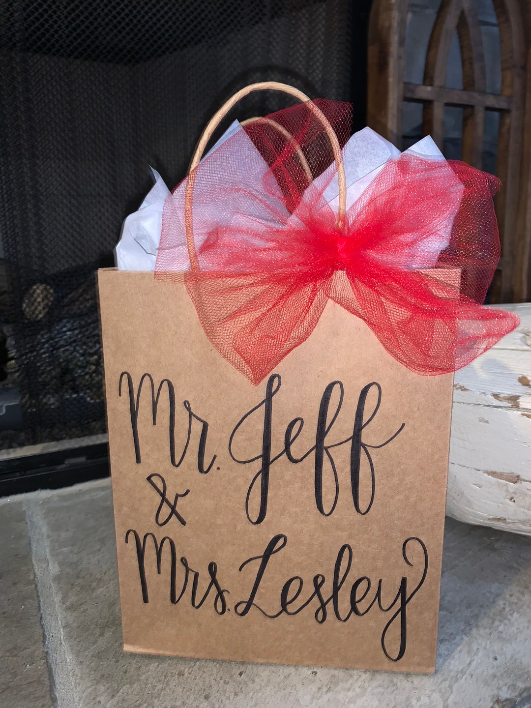 Handwritten Gift Bag - Etsy