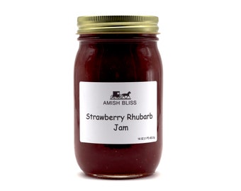 AMISH BLISS Strawberry Rhubarb Jam