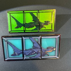 Fysieke onmogelijkheid x Pokemon Garchomp | Coole harde emaille Pin Anime Manga Videogame