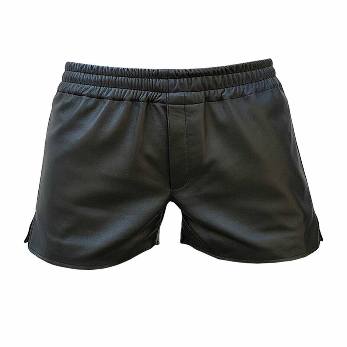 Genuine Cow Plain Leather Boxer For Man Leather Hot Short Etsy